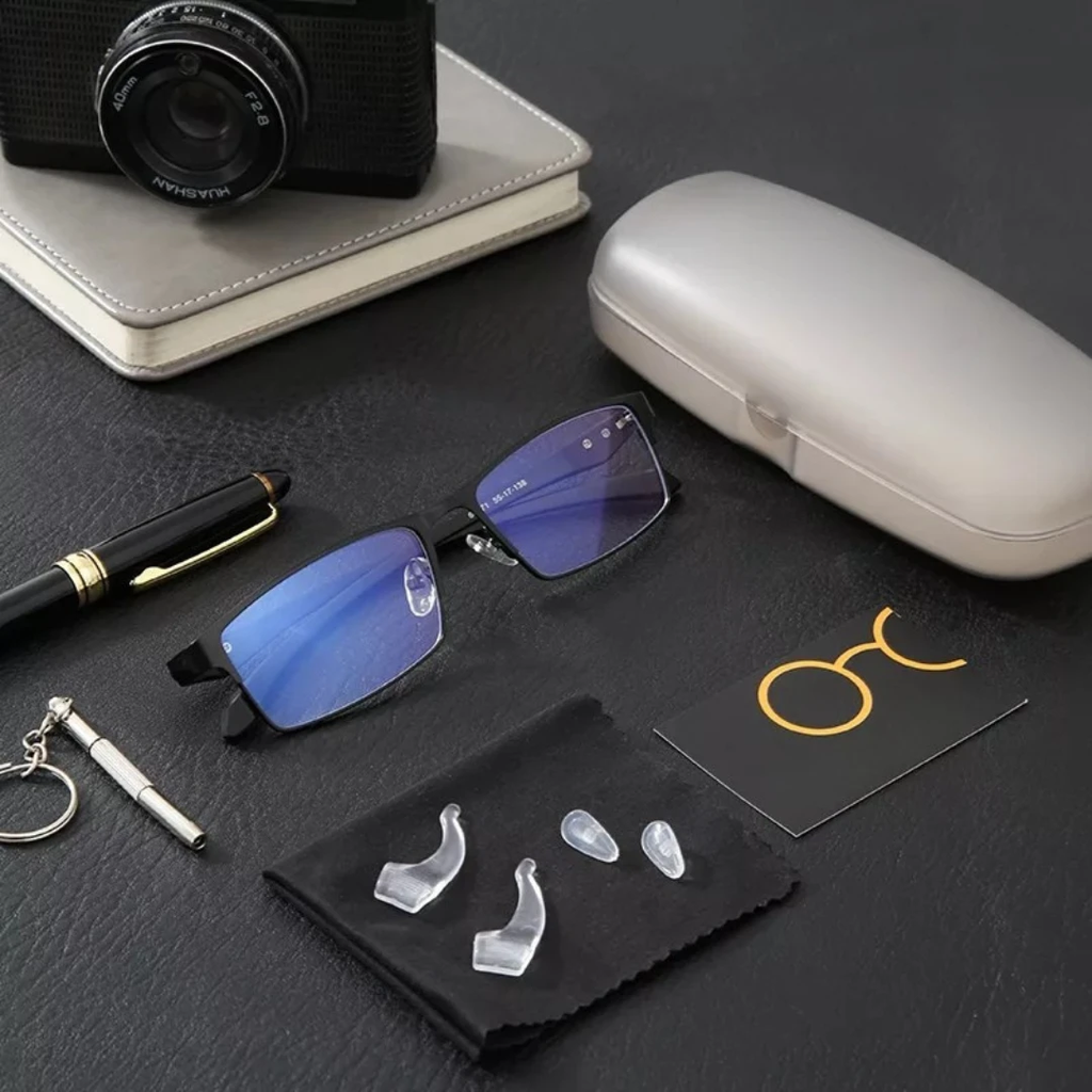 Blue Light Glasses with Lightweight Metal Frame by BowLift