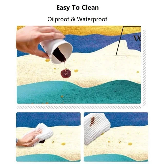Non-slip Rug SoftGrip – Absorbent Washable Carpet for Every Room by BowLift