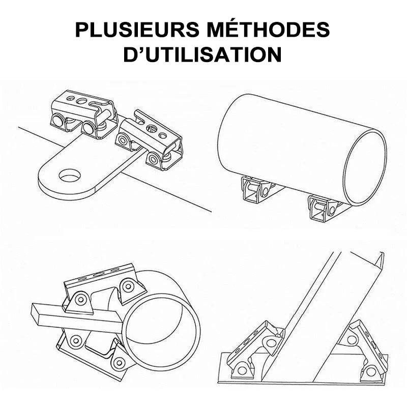 Adjustable V Magnetic Support for Welding (2 pieces) by Bowlift