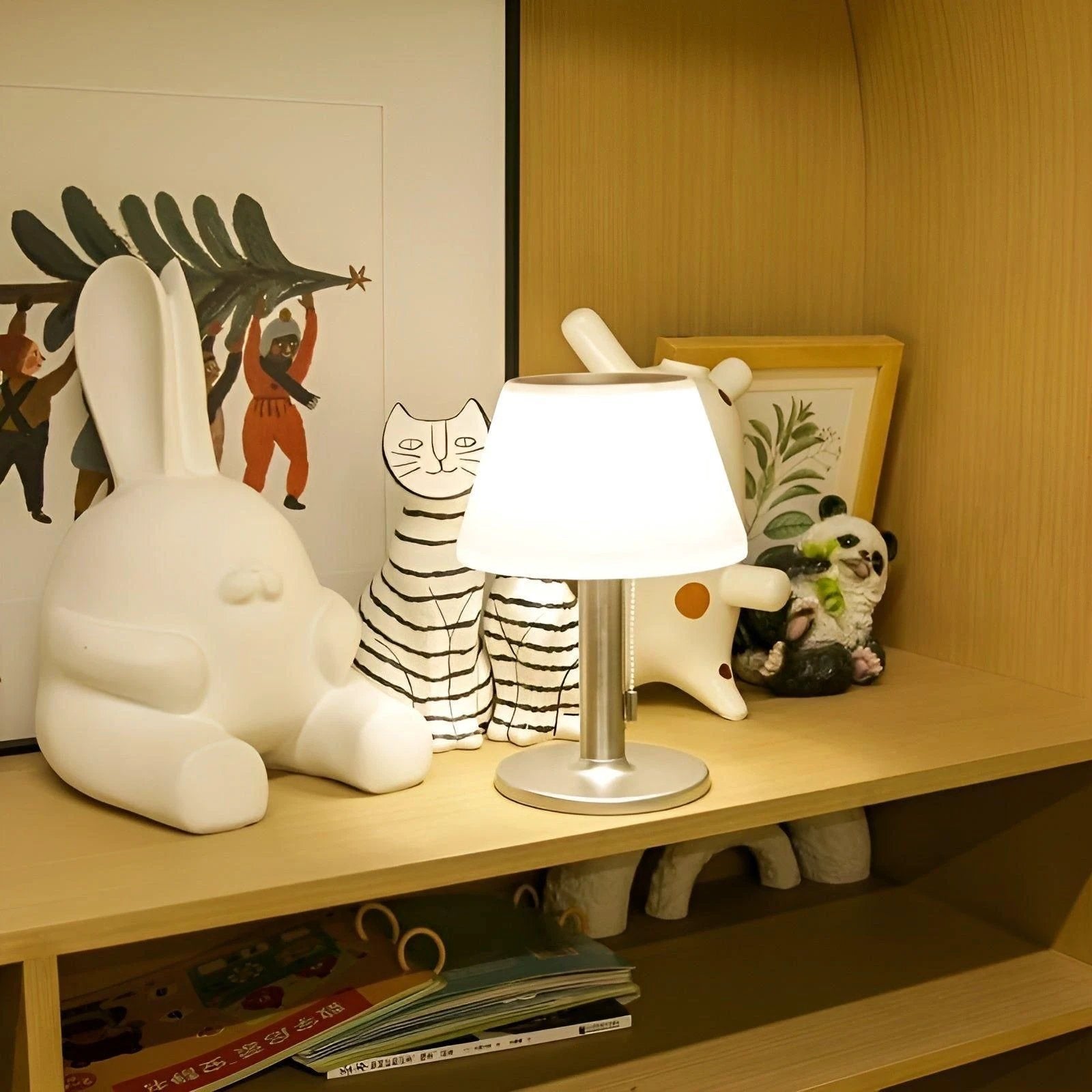 Elegant solid table lamp for outdoor charm Bowlift by Bowlift