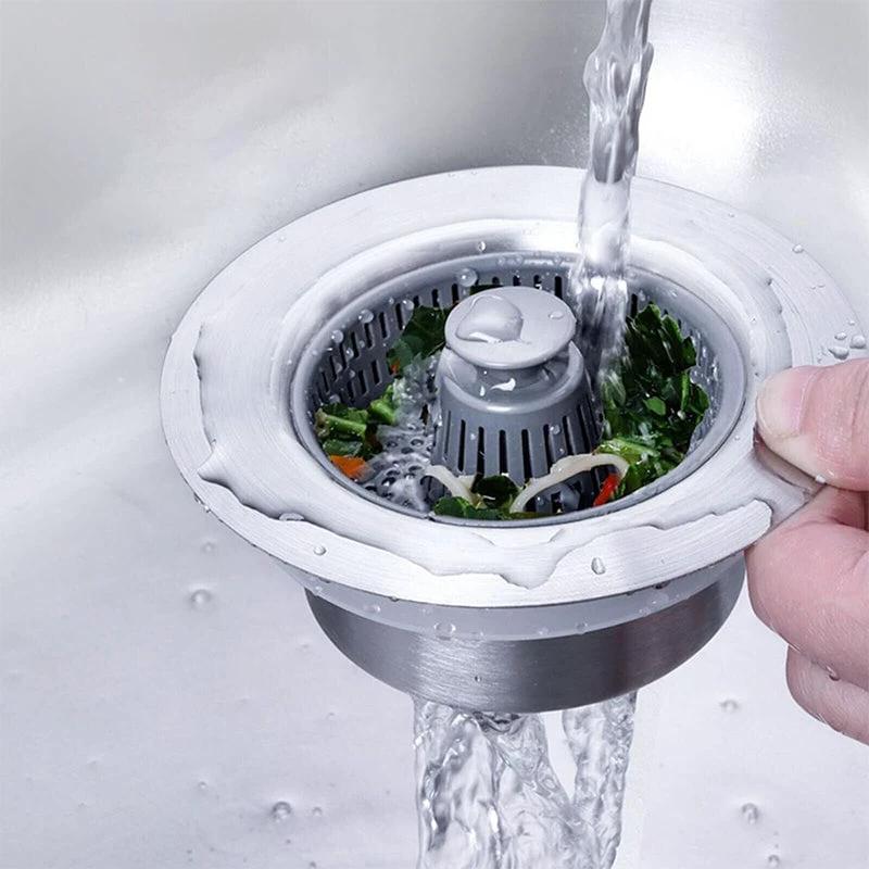 New Upgraded Sink Bounce Core Drain Strainer by BowLift