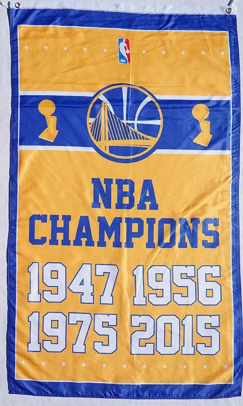 Golden State Warriors Flag-3x5FT Banner-100% polyester by flagsshop