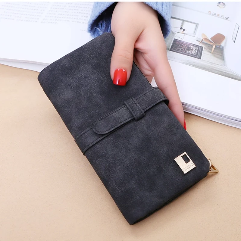 Long wallet with two compartments for women by Bowlift