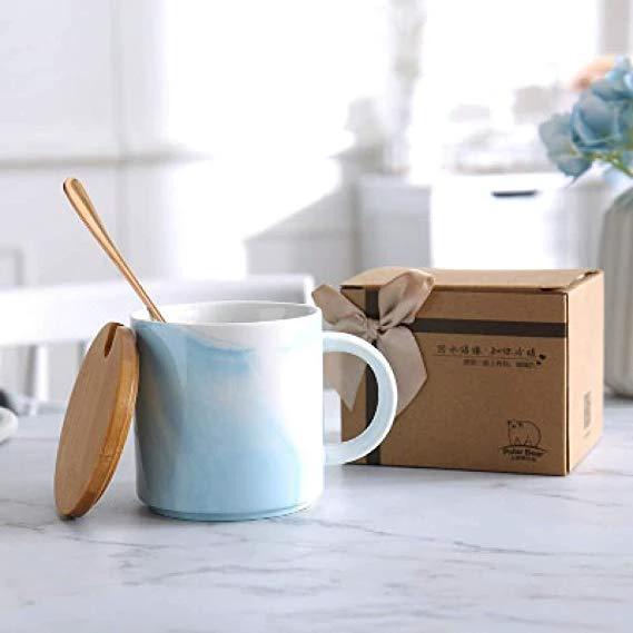 Marble Ceramic Mug by Bowlift