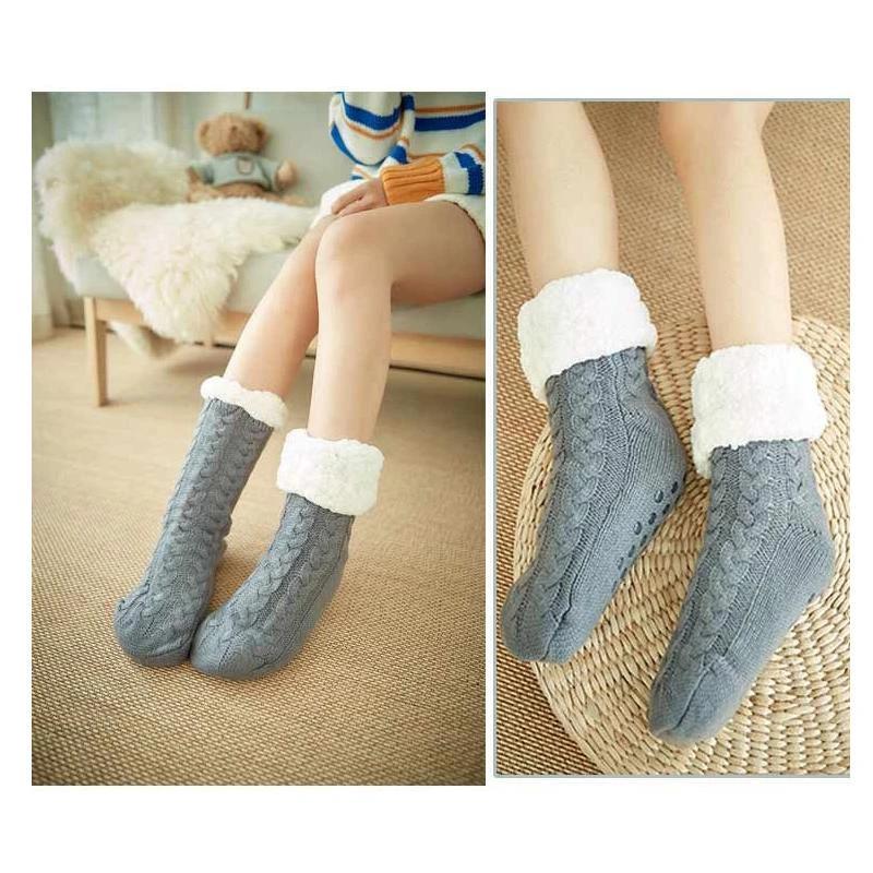 Socks Winter Warm Anti-Slip Thick by Bowlift