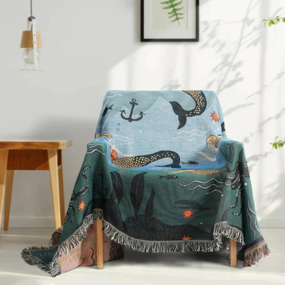 Underwater Mermaid Sofa Cover by Casa & Beyond