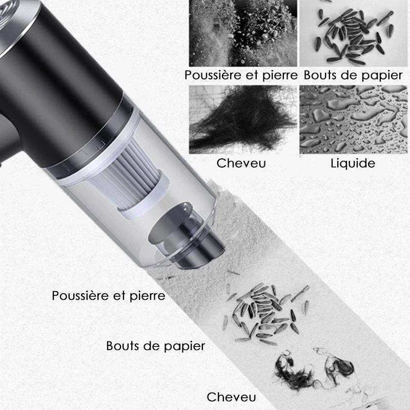 Mini cordless handheld vacuum cleaner by Bowlift