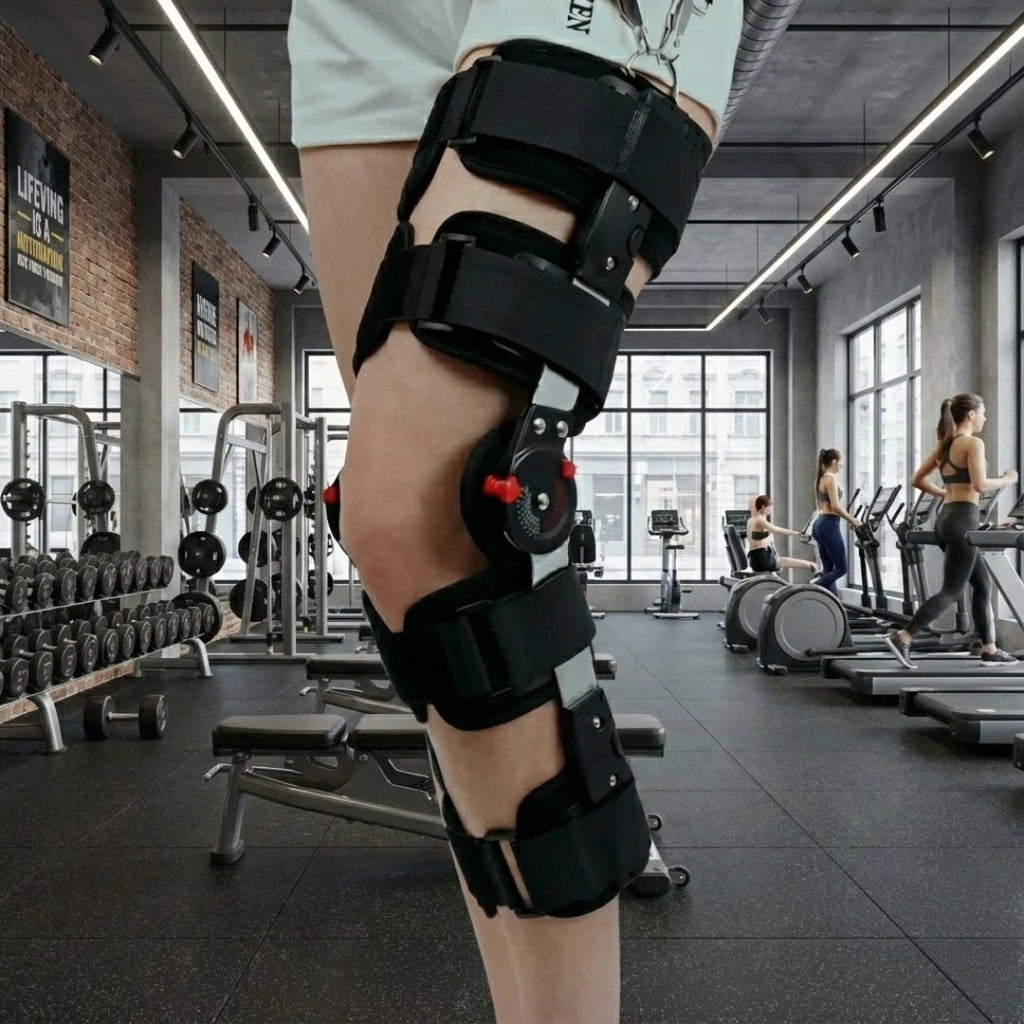 Adjustable Leg Stabiliser – Cushioned Soft Fabric – Pain Relief Recovery And Everyday Movement Bowlift by Bowlift