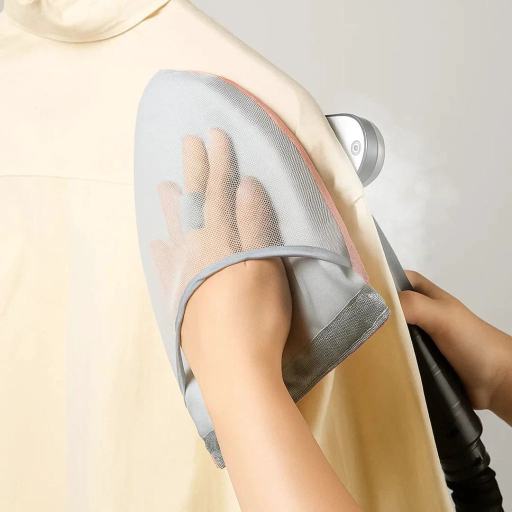 SteamShield | Garment Steamer Glove – Heat Protection – Non-Slip Strap – Precise Steaming for Delicate Clothing Bowlift by Bowlift