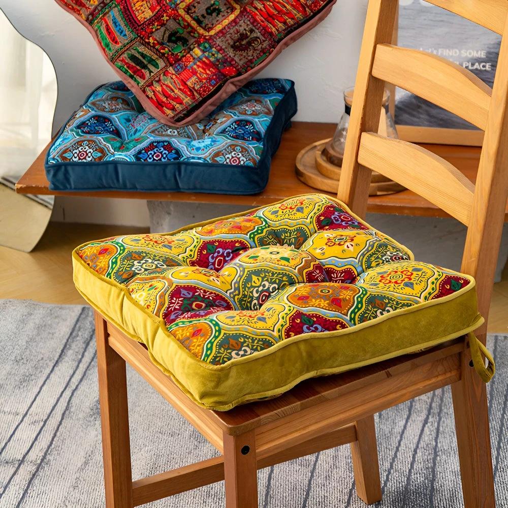 Moroccan Inspired Tie-Strap Cushion by Casa & Beyond