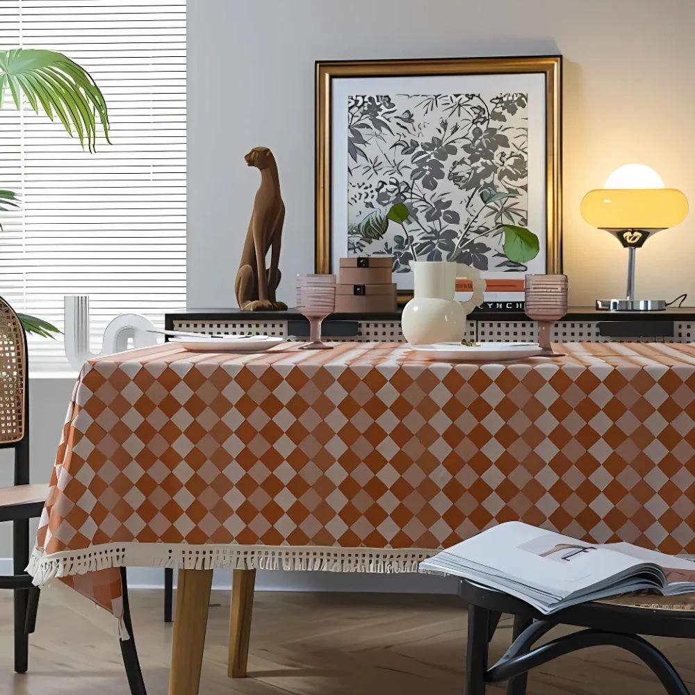 Heritage Checkered Tablecloth by Casa & Beyond