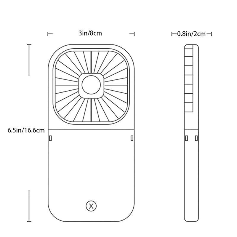 Portable hanging neck fan by Bowlift