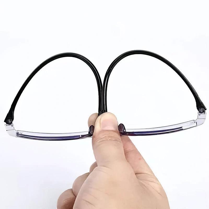2024 new high hardness anti-blue light sapphire reading glasses dual focus intelligent reading glasses by BowLift
