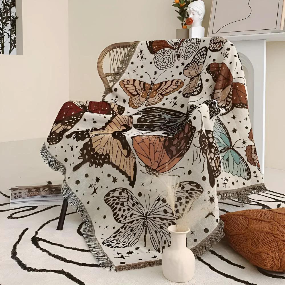 Butterfly Garden Blanket by Casa & Beyond