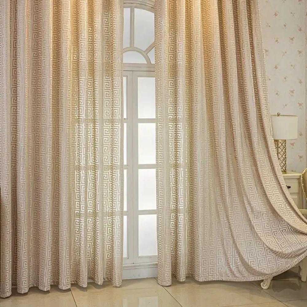 Imperial Maze Embroidered Curtain by Casa & Beyond