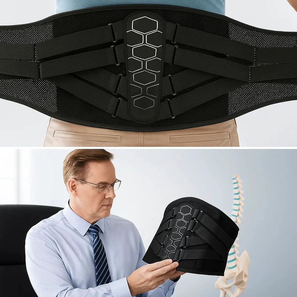 Ultra-Breathable Lumbar Support Belt – Lightweight Stabilising Wrap for Pain Relief & Posture Support Bowlift by Bowlift