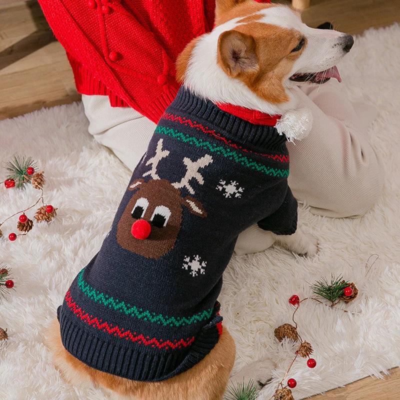 Warm Christmas clothing for pets by Bowlift