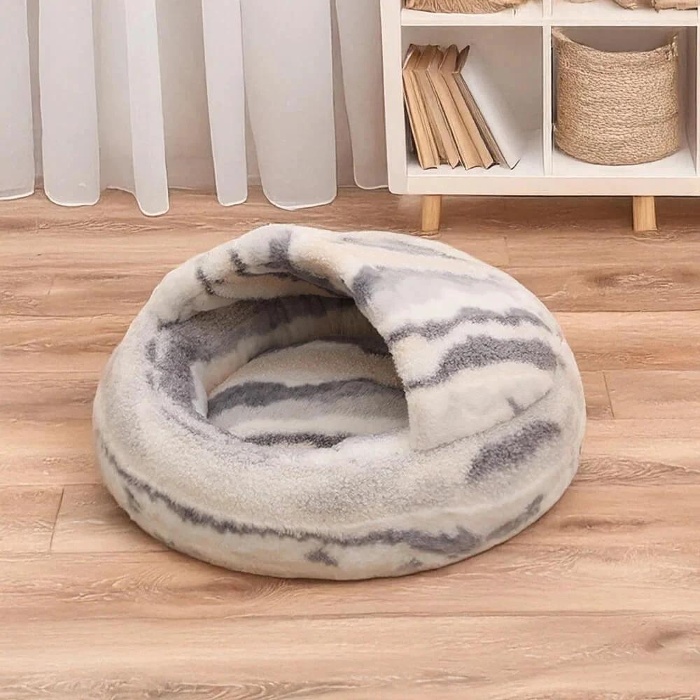 Lavish Marble Striped Pet Bed by Casa & Beyond