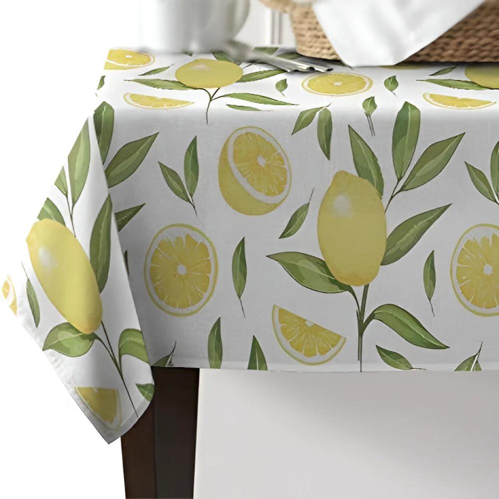 Lemon Leaf Tablecloth by Casa & Beyond