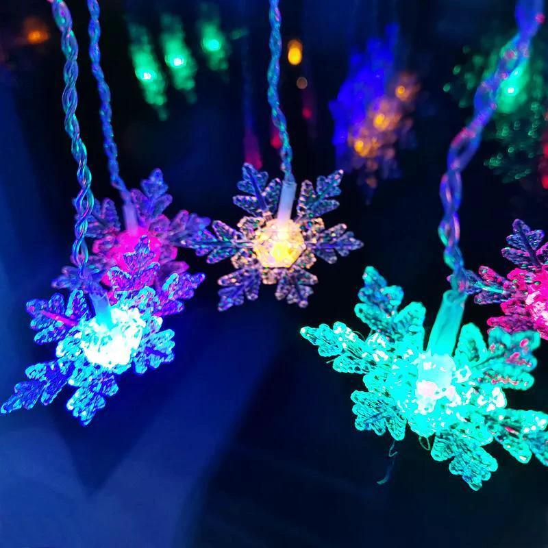 Decorative LED Snowflake Lights by Bowlift