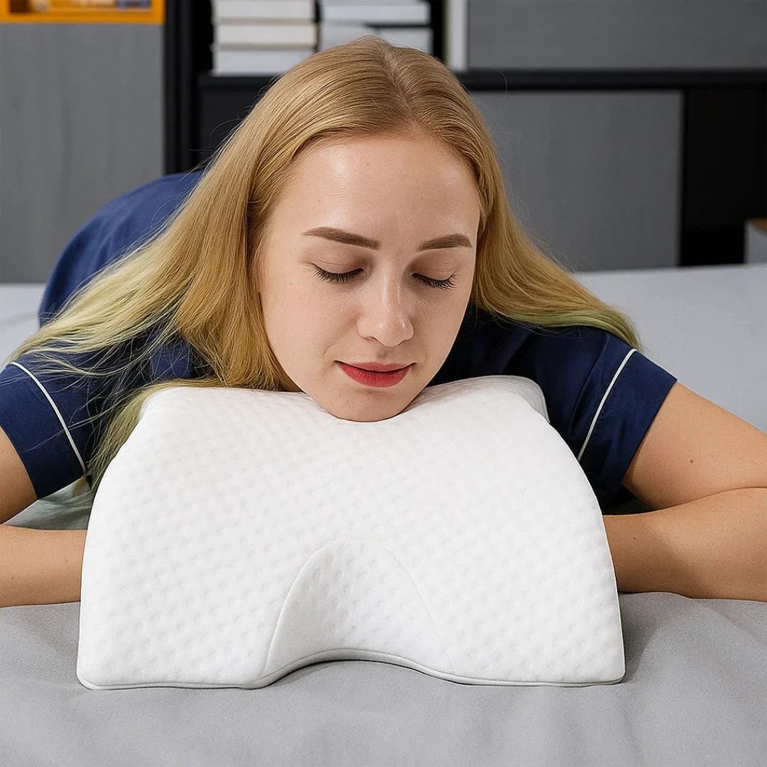 Spine Relief & Posture Alignment – Contour Memory Foam – Pain-Free Deep Sleep Support Bowlift by Bowlift