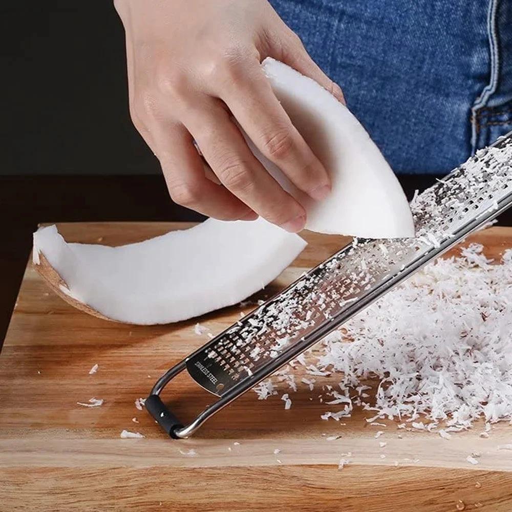 Sleek Multi-Use Long-Handled Grater by Casa & Beyond