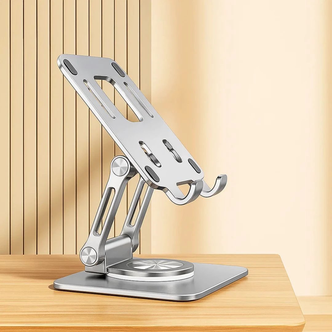 DeskEase | Adjustable Tablet Stand – Ergonomic Comfort – Foldable Anti‑Slip Design – Ideal for Work, Study, Travel & Video Calls Bowlift by Bowlift
