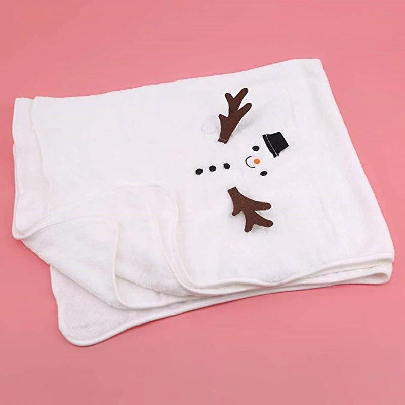 Ciaovie Flannel Blanket Christmas by Bowlift