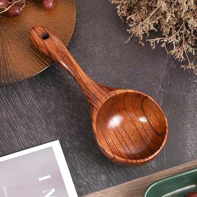 Large Wooden Multi-Purpose Scoop- 1pc by Casa & Beyond