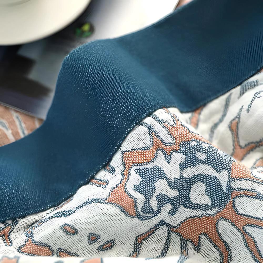 Botanical Bliss Cotton Blanket by Casa & Beyond