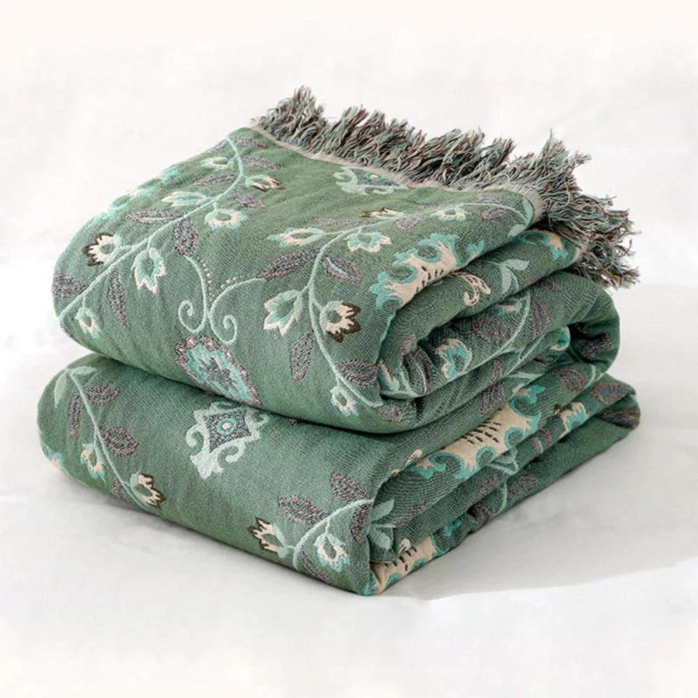 Retro Mandala Reversible Blanket by Casa & Beyond