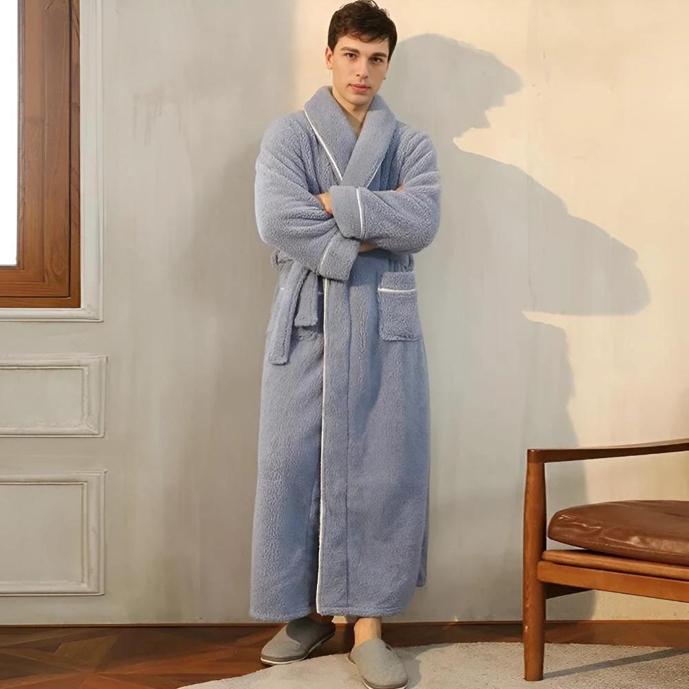 Sherpa Comfort Bathrobe by Casa & Beyond