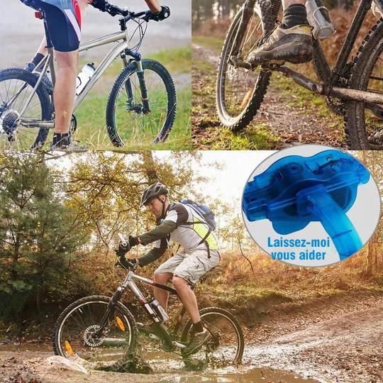 Tool for cleaning the bicycle chain by Bowlift