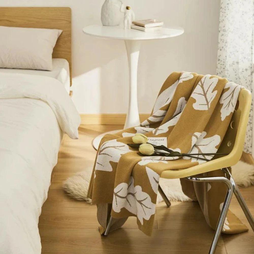 Amber Grove Knit Blanket by Casa & Beyond