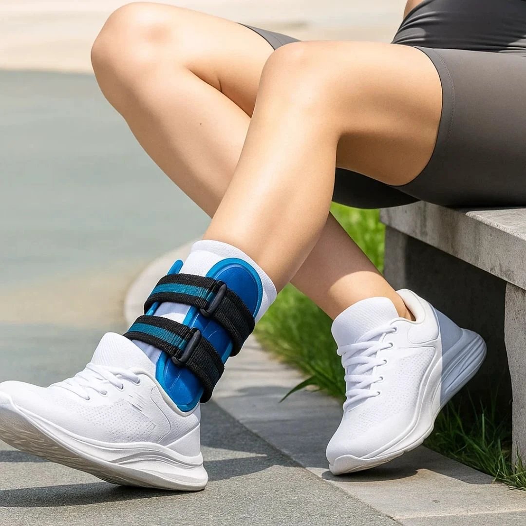 Sprain Pain Relief – Adjustable Straps With Gel Padding – Reduces Swelling & Speeds Recovery Support Bowlift by Bowlift