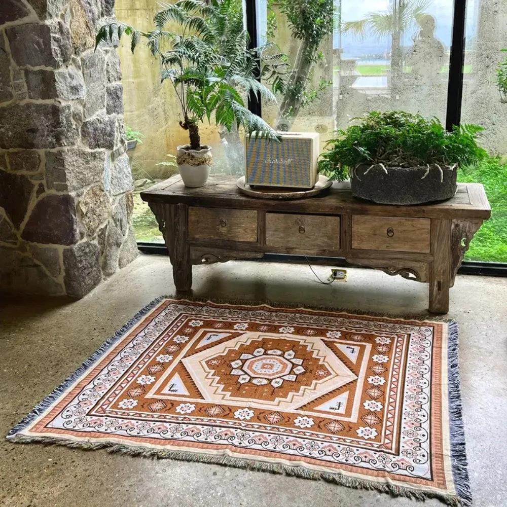 Bohemian Desert Mirage Throw Blanket by Casa & Beyond