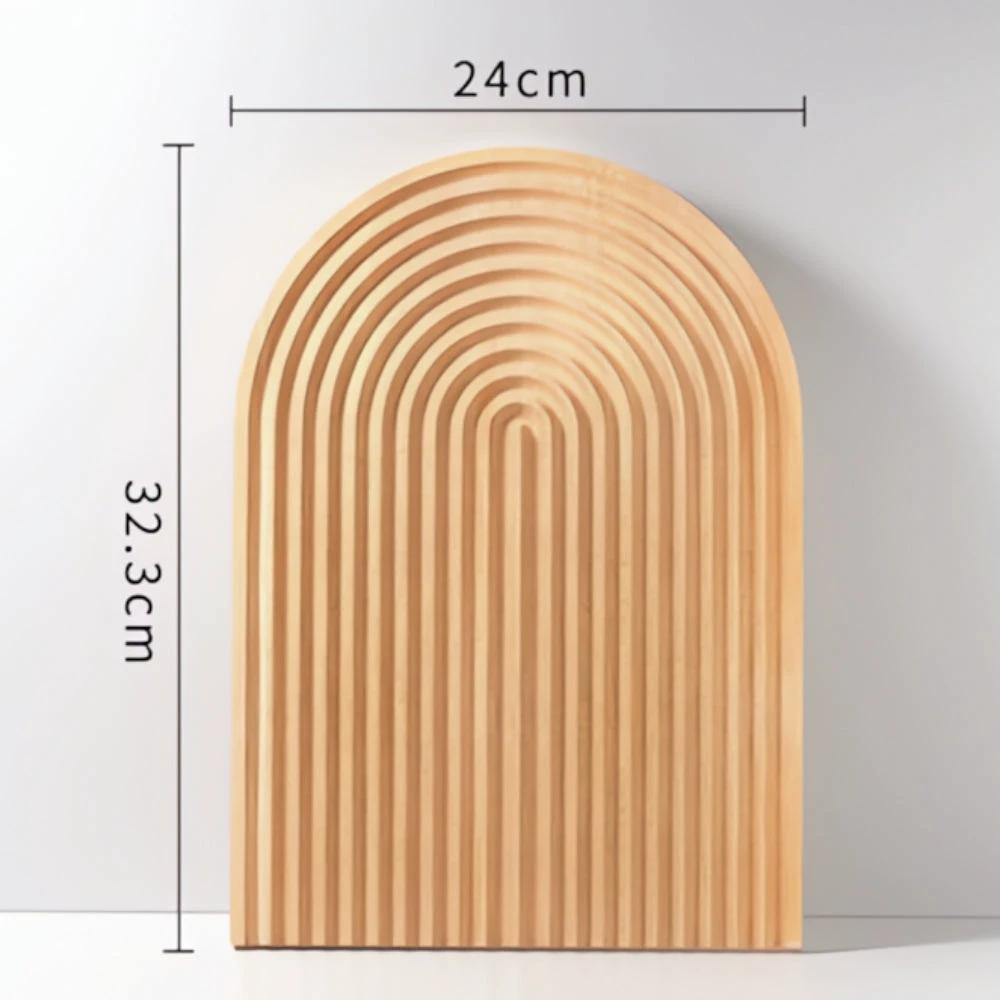 Nordic Ripple Wooden Tray by Casa & Beyond
