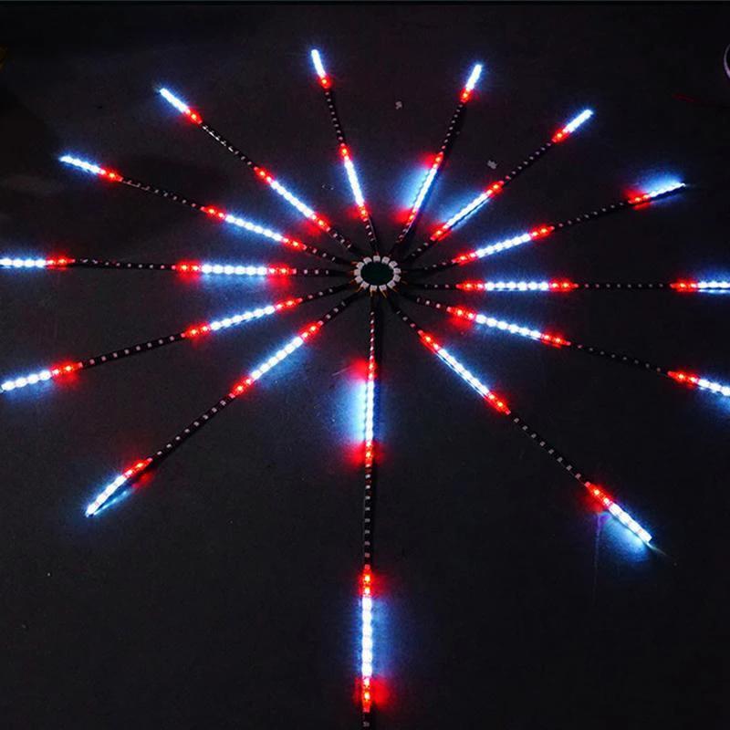 LED lights from fireworks by Bowlift