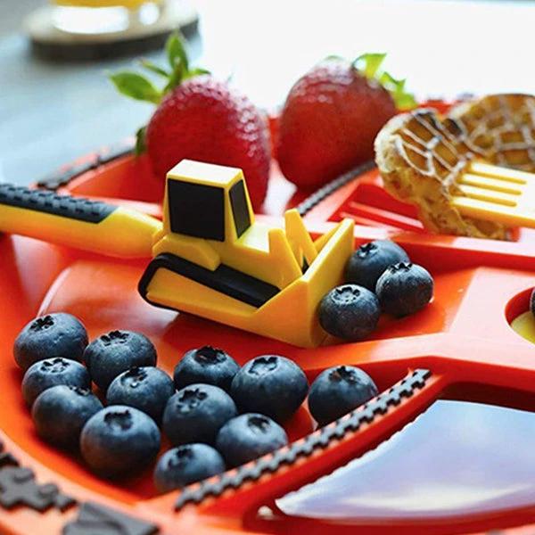Bulldozer Children's Dinner Set by BowLift