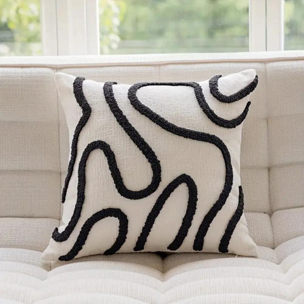 Serene Flow Cushion Cover by Casa & Beyond