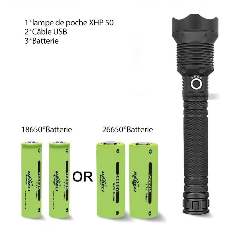 2023 New Year's Sale for a limited time LED flashlight Laser Tactical Rechargeable 90000 Lumens Improved - Buy 2 Get VIP Free Shipping by Bowlift