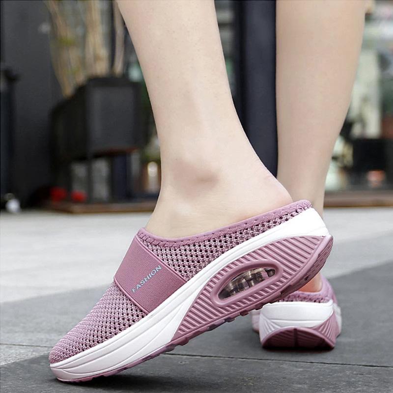 Air cushion removal orthopedic diabetic walking shoes by BowLift