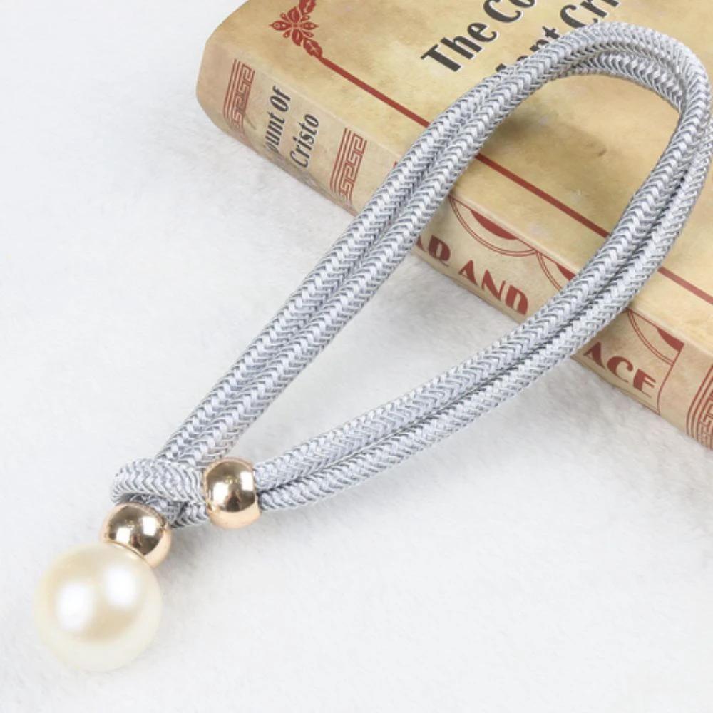Lustrous Pearl Curtain Tie Back | 2 Pcs Set by Casa & Beyond