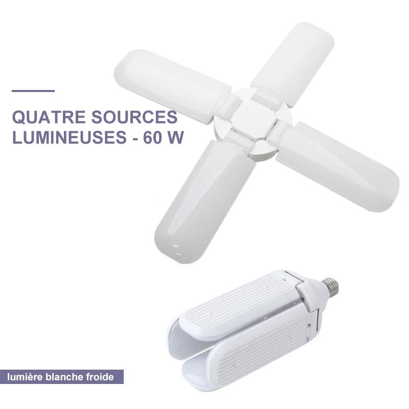 Foldable deformable universal garage lamp by Bowlift