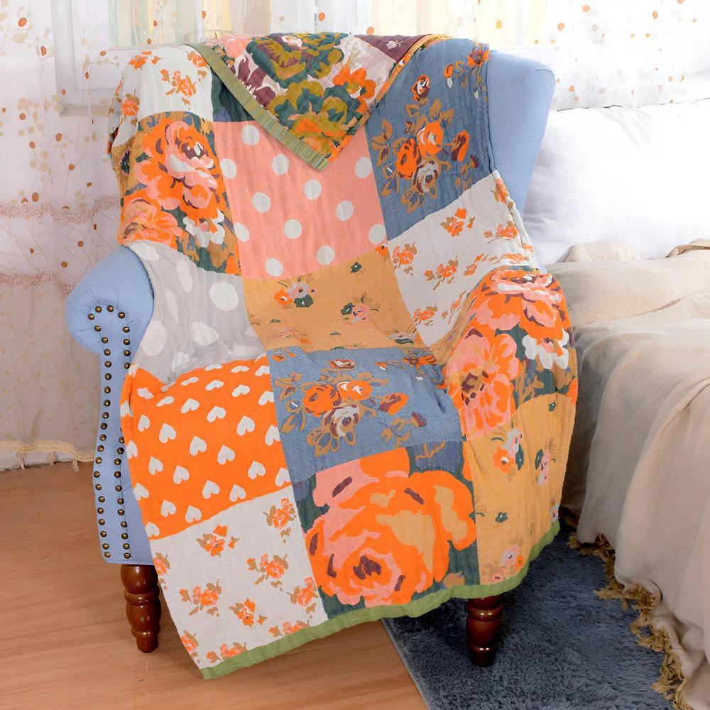 Rose Printed Bath Summer Towel by Casa & Beyond