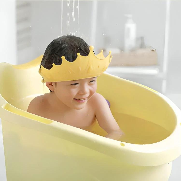 No Tears Bathing – Adjustable Waterproof Visor – Safe Hair Wash for Toddlers Bowlift by Bowlift
