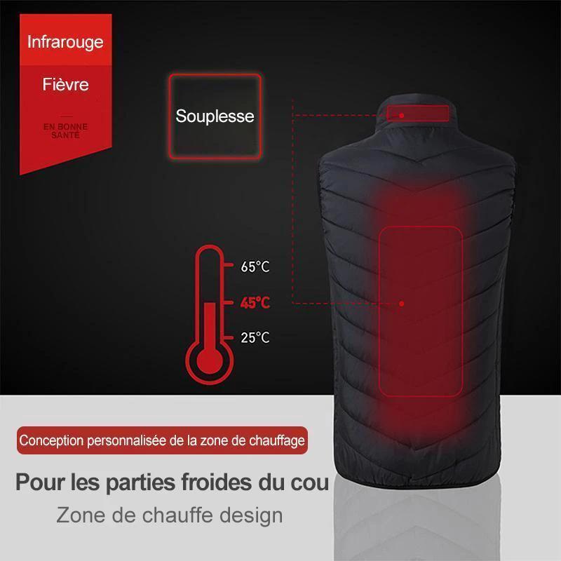 Men's heated vest insulated by Bowlift