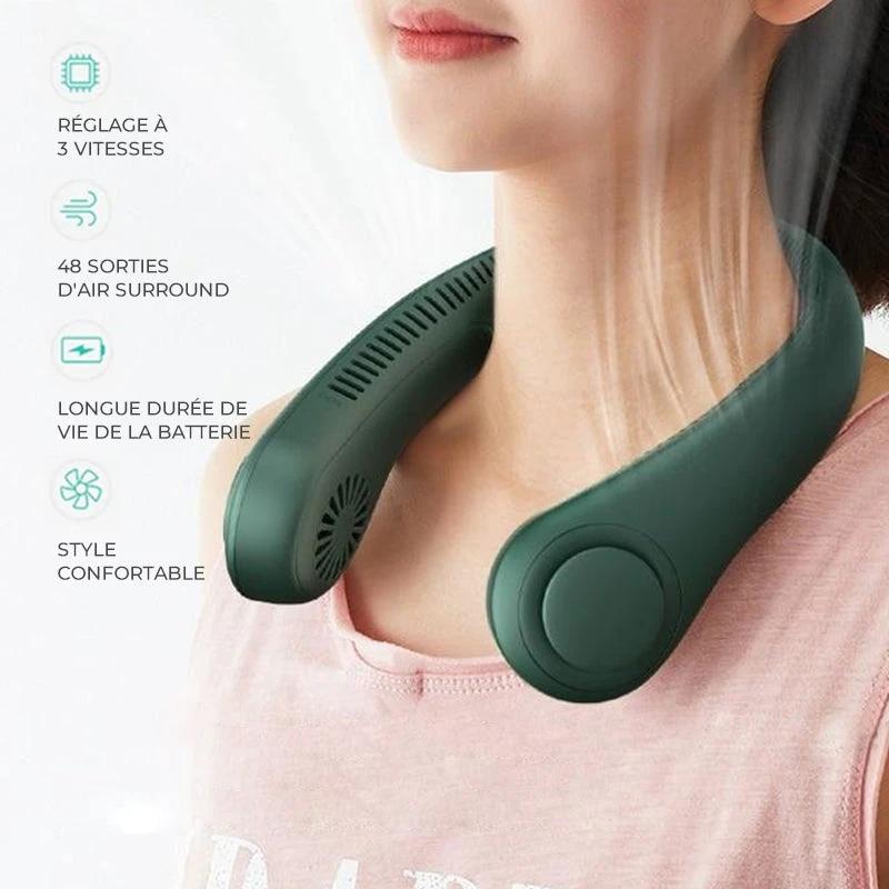 New Portable Neck Fan by Bowlift
