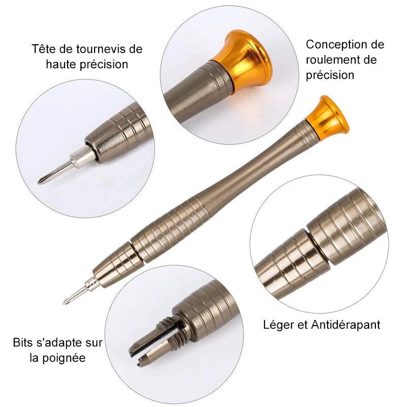 Ciaovie Mini Kit for Precision Screwdriver Repair Tools (25 pieces) by Bowlift