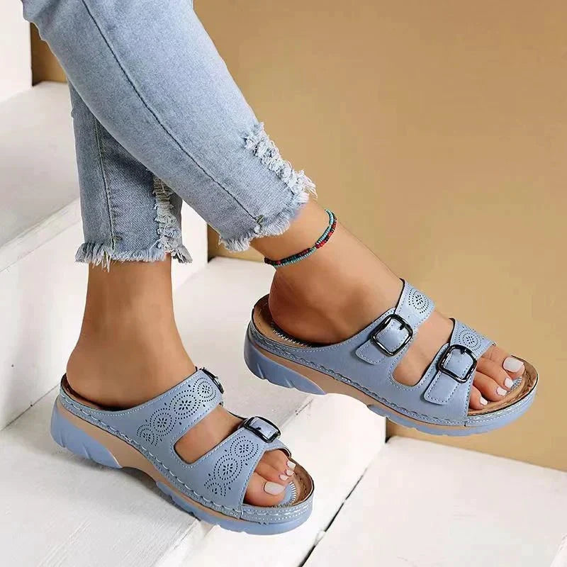 Women's Orthopedic Sandals made of Leather by BowLift